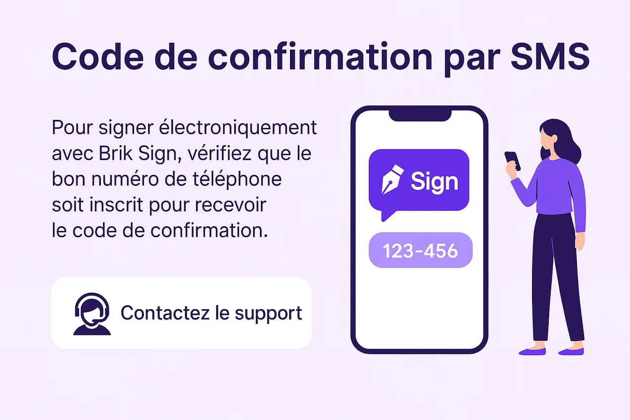🔐 Où trouver le code de confirmation pour signer électroniquement avec Brik Sign ?